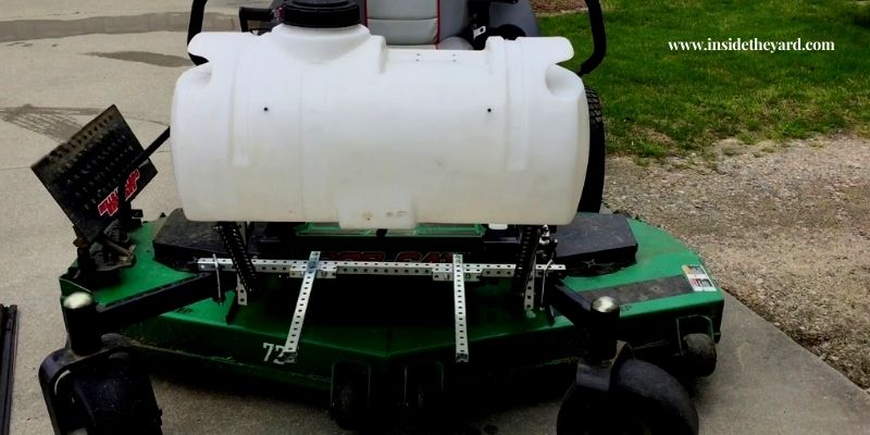 zero turn mower sprayer attachment