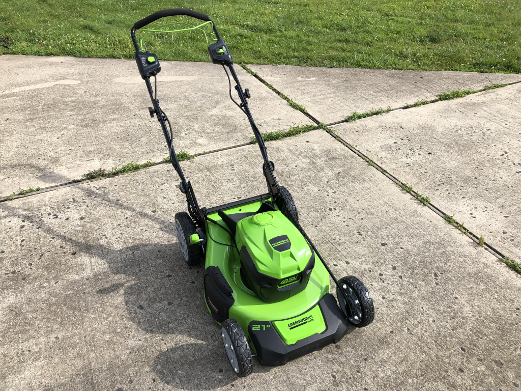 green mower