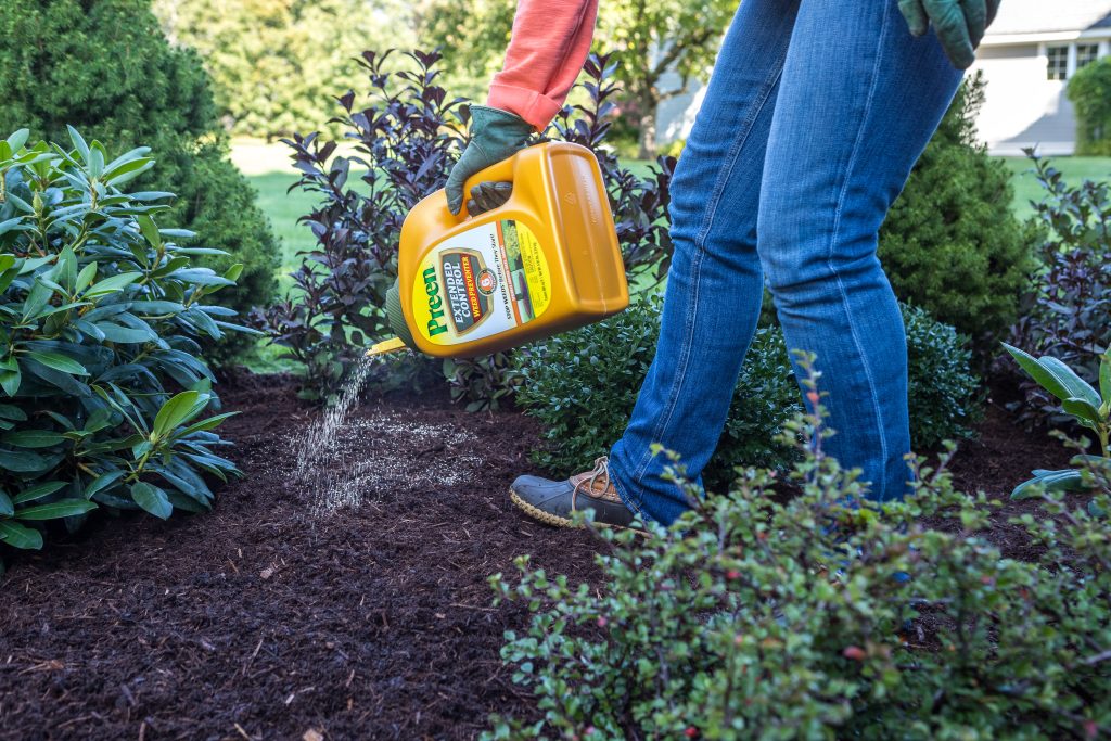 preventing weed using preen