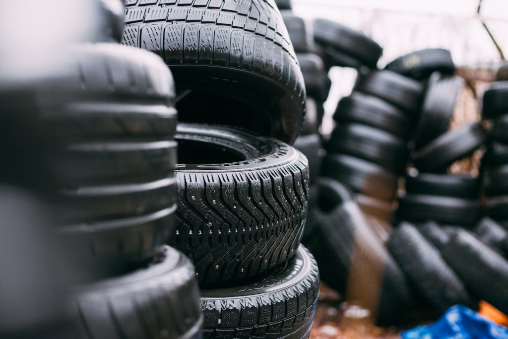 pile of tire