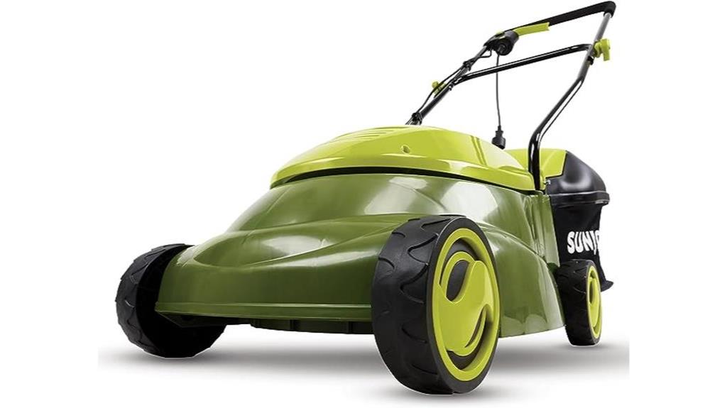 electric lawn mower by sun joe