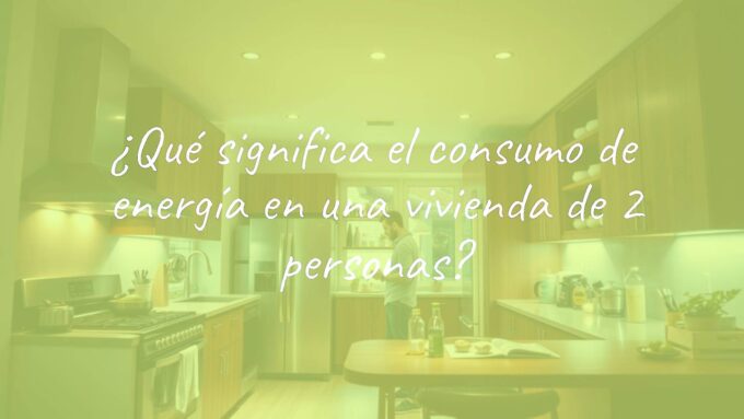 A cozy home interior with energy-efficient appliances, warm lighting, and two people engaging in daily activities, realistic.