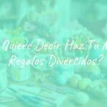 A bright and cheerful DIY gift-making scene with colorful handmade crafts like painted mugs, candy bouquets, and hidden message eggs, set on a wooden table with crafting tools, warm and inviting lighting, playful style.