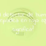 Close-up of a smoke detector with a blinking red light on a white wall, modern home safety device, realistic lighting, detailed.