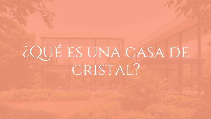 A modern glass house with floor-to-ceiling windows, surrounded by lush greenery, minimalist interior, natural lighting, realistic.