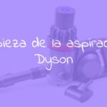 A clean and well-maintained Dyson vacuum cleaner on a white background, with accessories like dustbin and filter displayed neatly, bright lighting, realistic.