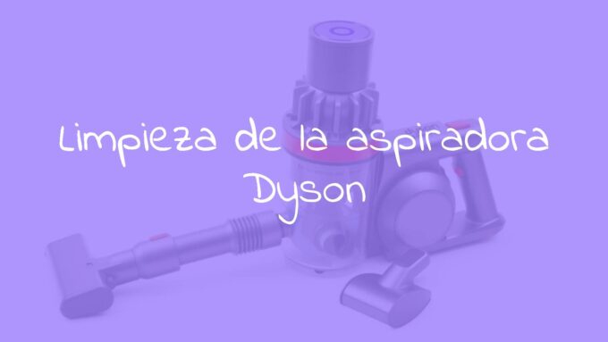 A clean and well-maintained Dyson vacuum cleaner on a white background, with accessories like dustbin and filter displayed neatly, bright lighting, realistic.