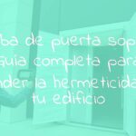 A professional technician conducting a blower door test on a modern building, sealing the entrance with a nylon frame and fan, measuring air pressure, realistic.
