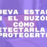 A visually striking orange envelope lying in a mailbox, symbolizing a scam warning, with a blurred background of a home entrance, realistic style with a sense of urgency.