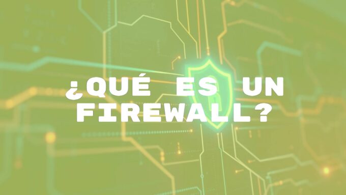 A digital firewall protecting a network, glowing barrier with data streams, cybersecurity theme, modern and sleek, futuristic.