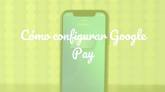 Smartphone with Google Pay app open, credit card icons floating nearby, bright and modern interface, secure digital payment vibe.