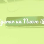 A new iPhone being set up on a clean white desk, with a charging cable and accessories nearby, bright and modern aesthetic.