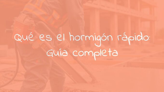 A construction worker pouring fast-setting concrete on a building site, modern tools, realistic, daytime, high detail.