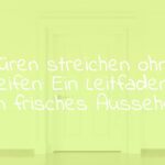 A freshly painted white door without sanding, clean and smooth surface, interior setting, bright and modern room, realistic.