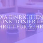 Amazon Echo Dot on a modern table, smartphone with Alexa app nearby, cozy home setting, warm lighting, realistic.