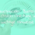 A hand replacing the battery in a smoke detector, close-up, bright and clear lighting, realistic.