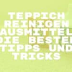 A clean carpet with natural cleaning ingredients like baking soda and vinegar nearby, fresh and bright atmosphere, realistic.